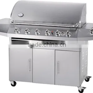 6 Burners Stainless Steel Outdoor Garden Kitchen Gas Grill thumbnail-3
