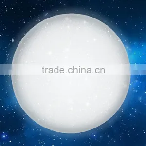 TIWIN 22W Warm White Star Effect Surface Mounted Acrylic Flush Ceiling Light in White thumbnail-1