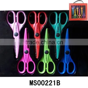 School Smart Paper Edger Craft Scissors - Set of 8 thumbnail-1
