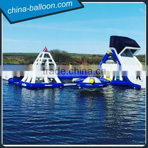 Water Park Slide Tubes Inflatable Water Obstacle Course For Kids/Adults In Amusement Park thumbnail-2