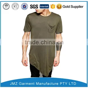 High Quality Customized Drape t Shirt With Asymmetric thumbnail-1