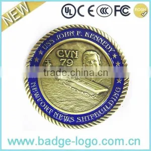 Factory Manufacture Metal Souvenir Coin thumbnail-1