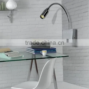Indoor Chrome Plated Hotel Gooseneck Wall Mount Led Light,Gooseneck Wall Mount Led Light,Wall Mount Led Light WL1058 thumbnail-1