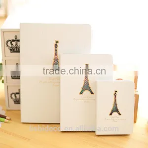 High Quality Eiffel Tower Blank Notebook Hardcover Blank Notebook Cheap Bulk thumbnail-2