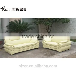 Modern Leather Sofa , China Living Room Leather Sofa thumbnail-1