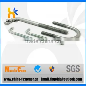 Grade 8.8 Hot Dip Galvanized Steel u Bolt M20 thumbnail-2
