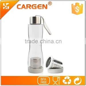 Special Shape Clear Plastic Tea Strainer Water Bottle thumbnail-6