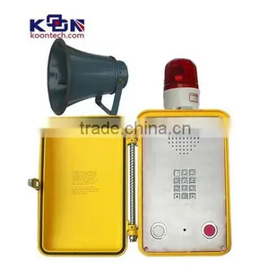 Alarm System VOIP Waterproof Telephone KNSP-15 With Competitive Price From Koon thumbnail-1