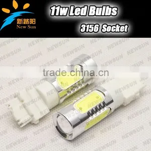 Factory Supply COB LED 11W 3156 Fog Light DRL Bulb White 12V to 24V thumbnail-1