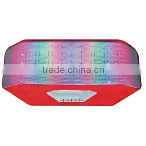 Mini fm Bluetooth Speaker, Cafini Bluetooth Speaker 2016 Hot Sale, USB TF Speaker With Colorful Lamp thumbnail-2