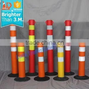 Unbreakable EVA Flexible Roadway Plastic Barrier Post With Super Bright Reflective thumbnail-1