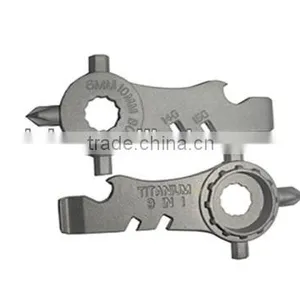 Mini Titanium Multi Tool,multifunctional Titanium Bicycle Tool,titanium Bike Part, Titanium Casting Product thumbnail-1