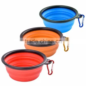Collapsible Dog Bowl Travel Silicone Dog Pet Feeder thumbnail-3