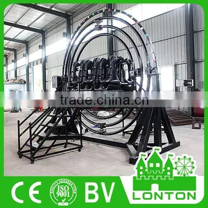 Thrill Outdoor Amusement Game Human Gyroscope Factory For Sale thumbnail-1