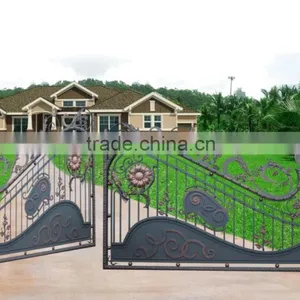 House Main Galvanized Iron Sheet Gate Design thumbnail-3