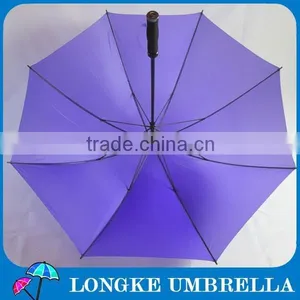 30" Purple Golf Umbrella Manual Open Windproof Frame thumbnail-4