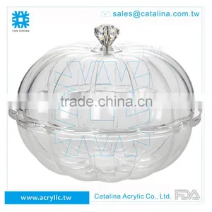 Luxury Acrylic Plastic Banquet Wedding Cake Dessert Fruit Tray With Lid thumbnail-3