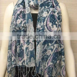 Rayon Printed Scarfs/Scarves/Collection 2013 thumbnail-1