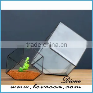 Lead and Nickle Free Stained Glass Terrarium for Plant Holder Case for Home Decoration Wholesale thumbnail-6