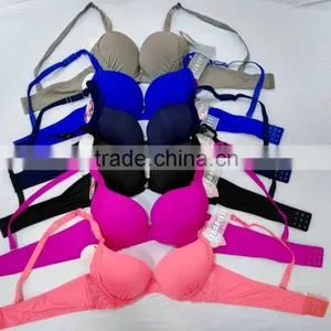 Best Quality Floral Lace Trim Thick Padded Push UP Bra Most Comfortable thumbnail-1