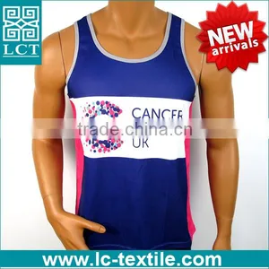 Wholesale Cheap Custom Imprint Moisture-wicking Sport Jersey Vest for Running thumbnail-1