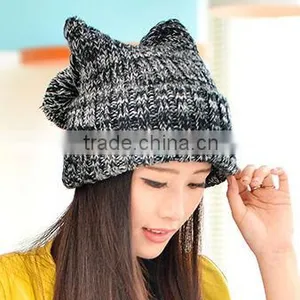 Winter Outdoor Warm Winter Knitted /hat Women thumbnail-1