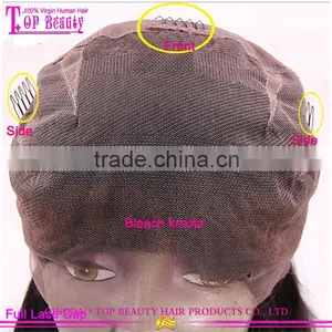 New Beauty Good Feedback Cheap Bob Human Hair Full Lace Wigs With Bangs thumbnail-6