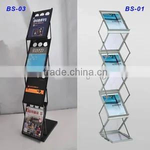 Portable Six-pocket Acrylic Literature Holder for A3 A4 Paper Catalog thumbnail-1