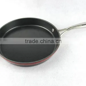 Cast Iron Frying Pan With Stainless Steel Handle thumbnail-1