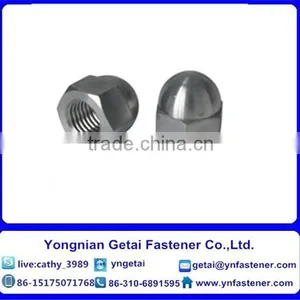 DIN 1587 Hexagon Cap Nuts M3-M24 Galvanized thumbnail-1