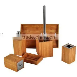 Bamboo Bathroom Accessories thumbnail-1