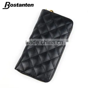 Fashion Plaid Leather Hand Purse for Women thumbnail-6