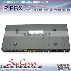 SC-5030V-GSM2 Office Wireless GSM 2SIM IP PBX With 50-100ext 30 Simultaneous Call thumbnail-4
