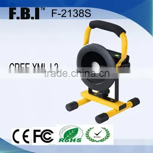 10w Portable and Led Rechargeable Floodlight With 18650 Li-ion Battery Powered thumbnail-1