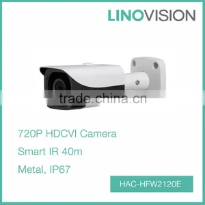Water-proof 1.3MP 720P 40m Bullet Smart IR HDCVI Camera,Support OSD Menu thumbnail-1