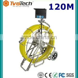 CCTV Long Spring Camera 60M Push Rod Drain Sewer Pipe Inspection Camera For Sale thumbnail-1