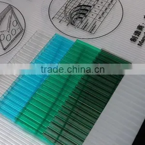 Regular pc Hollow Sheet With Double UV Coating Polycarbonate Patio Panels thumbnail-2