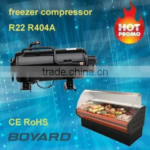 CE RoHS R22 Hermetic Horizontal Rotary AC Compressor for Motorhome thumbnail-1
