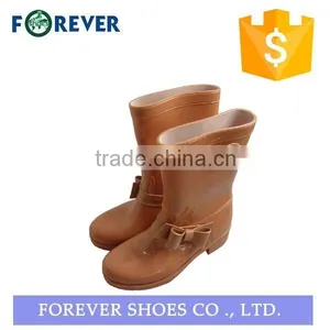 High Heel Pvc Rain Woman Working Safety Boot Shoes thumbnail-1