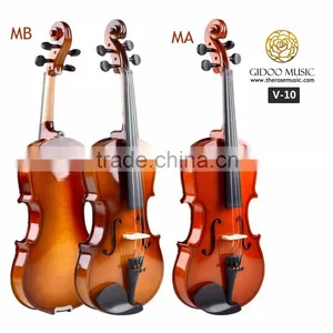 Student Violin With Free Violin Case Violin Bow Violin Rosin Made in China V10 thumbnail-1