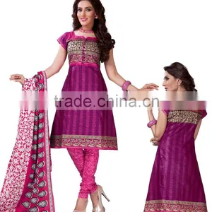 Ladies Cotton Printed Dress Material thumbnail-1