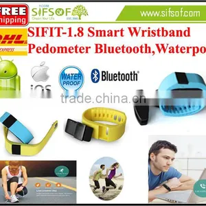 SIFIT-1.8 Waterpoof New Design Smart Wristband, it Can Communicate With Smart Phone Via Bluetooth. thumbnail-1