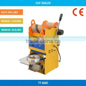 Manual Cup Sealer Machine - CE, 300~500 Cups / Hour, 75 &95 MM, 350 W, TT-A29C thumbnail-1