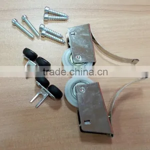 High Quality Steel and Plastic Wardrobe Sliding Door Fittings Max Door Weight 40kg thumbnail-2