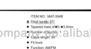 Automobile Automatic Car Antenna thumbnail-1