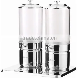 18-10 Stainless Steel Double Juice Dispenserr With Cooler thumbnail-1