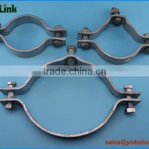 Hot Dip Galvanized Beam Clamp Steel Pole Clamp thumbnail-1