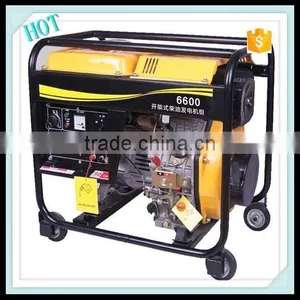 2015 Wholesale 4kw 5hp 6600 Open Frame Diesel Generator For Sale thumbnail-1