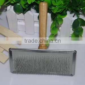 Super Hot Wholesale Wooden Pet Dog Slicker Brush thumbnail-1