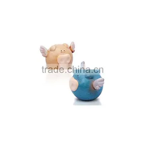 Unique Flying Pig Ceramic Piggy Bank thumbnail-1